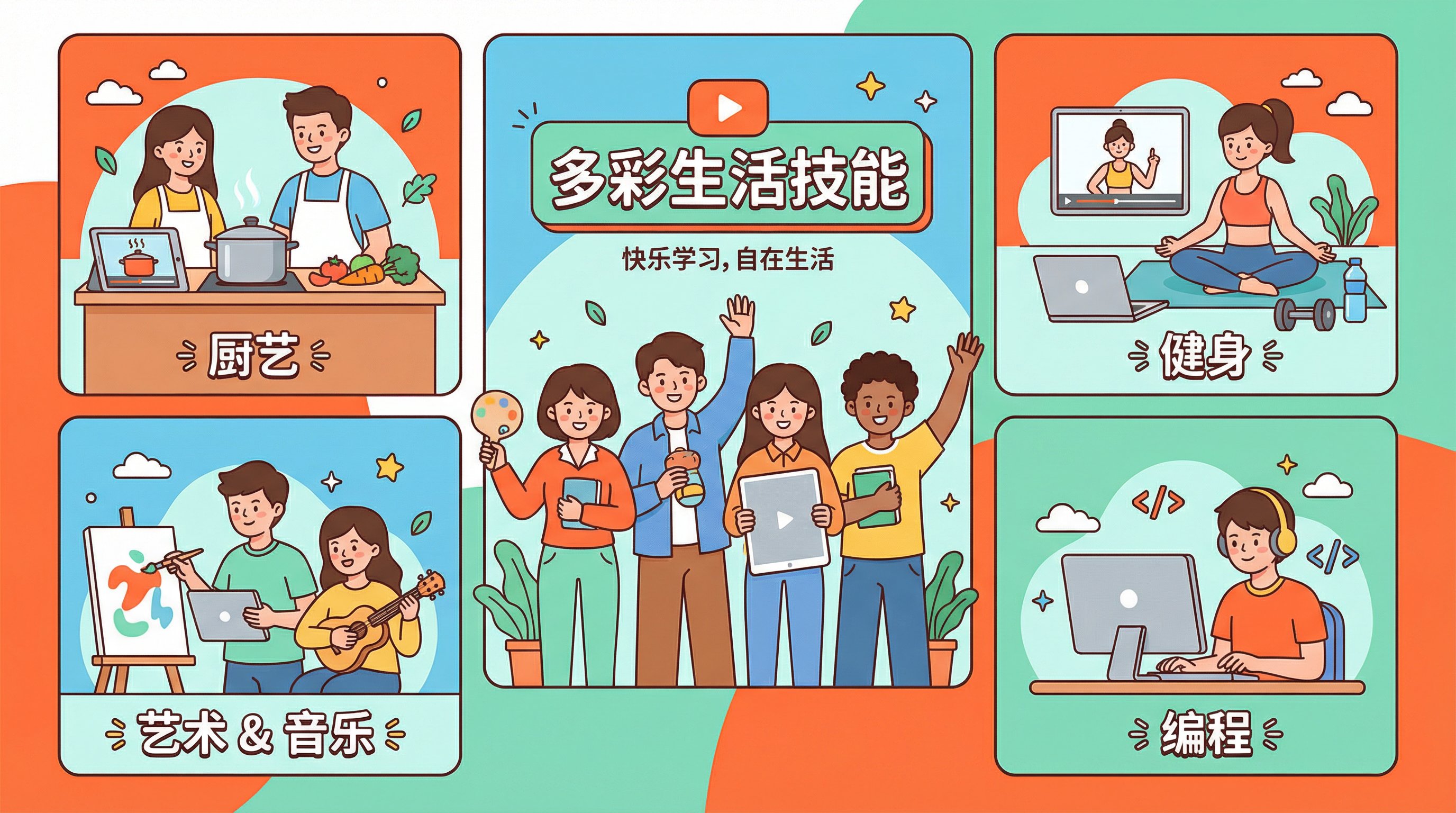 麻豆动漫生活技能教程Banner