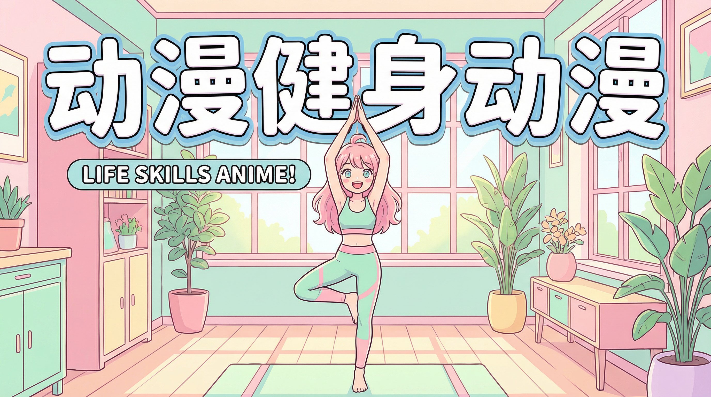 麻豆动漫健身教程-瑜伽动漫演示